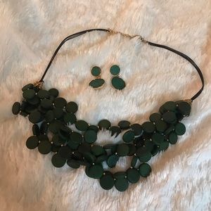 Necklace and earrings
